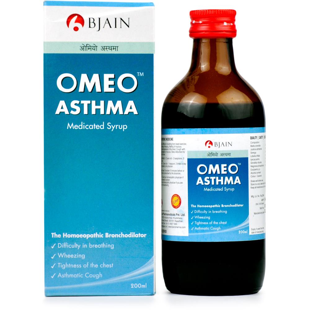 B Jain Omeo Asthma Syrup 200ml