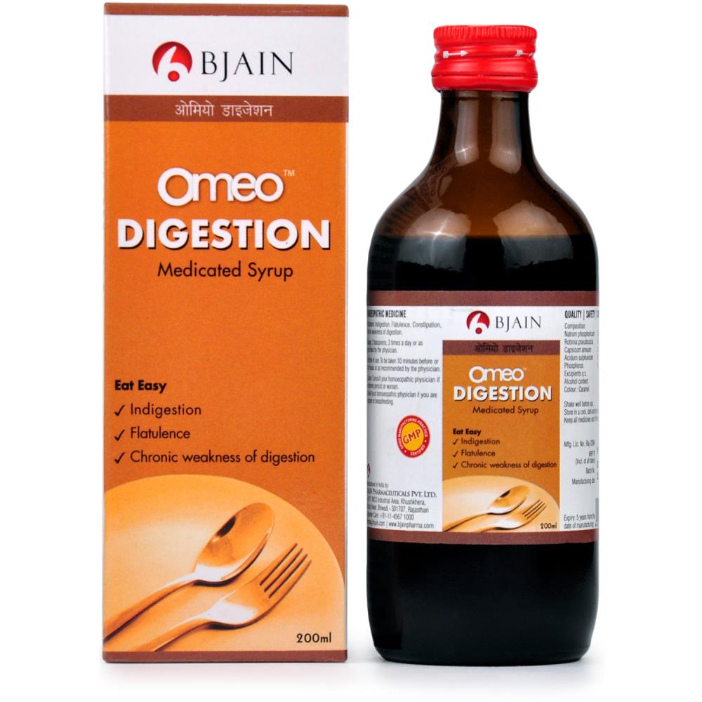 B Jain Omeo Digestion Syrup 200ml B Jain Omeo Digestion Syrup 200ml