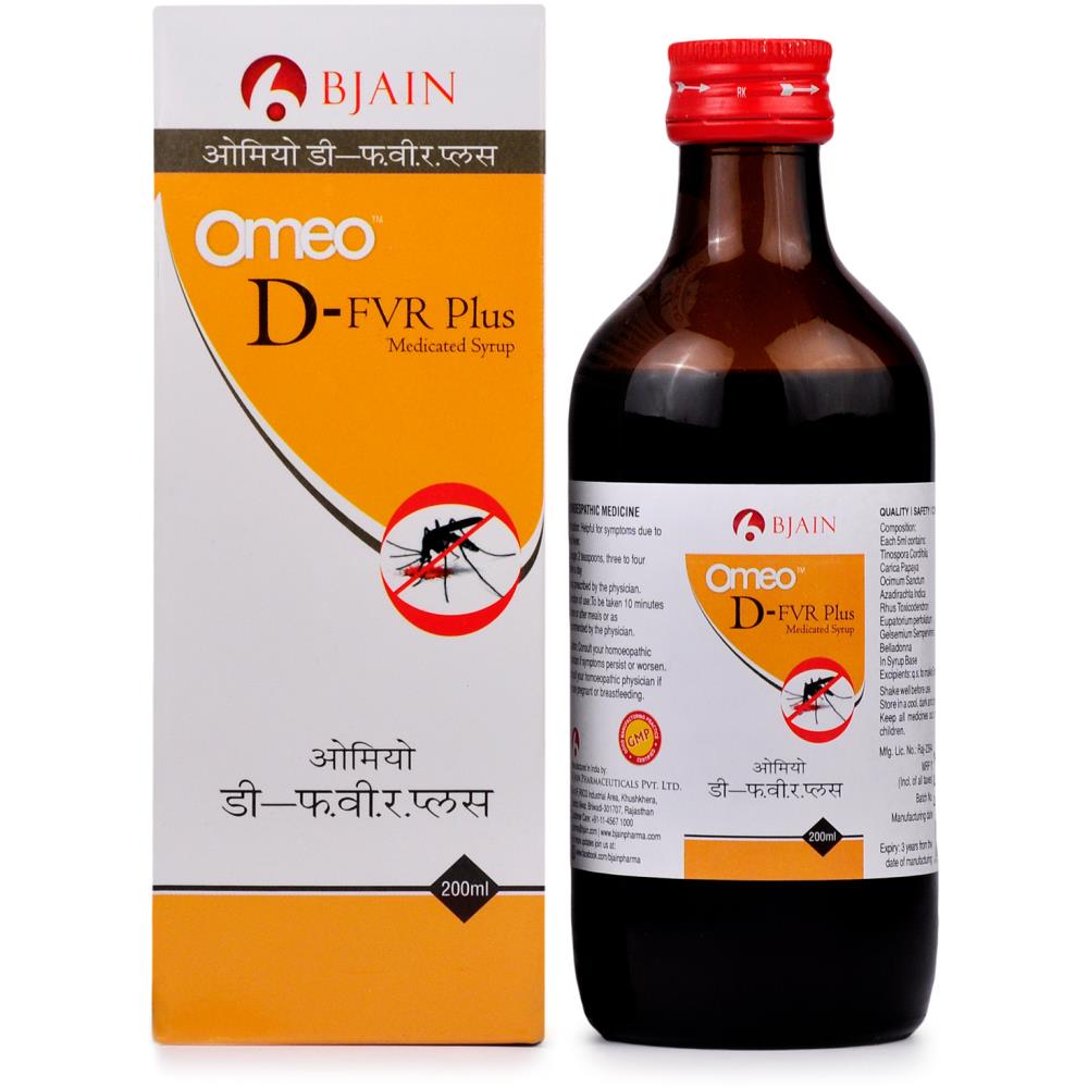 B Jain Omeo D-Fever Plus Syrup 200ml