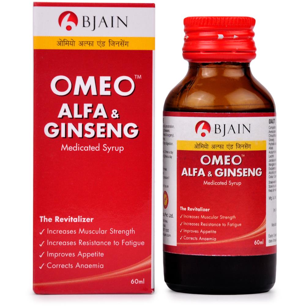 B Jain Omeo Alfa & Ginseng Syrup 60ml