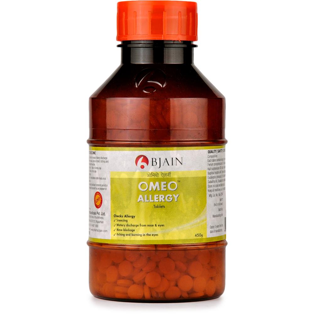 B Jain Omeo Allergy Tablets 450g B Jain Omeo Allergy Tablets 450g
