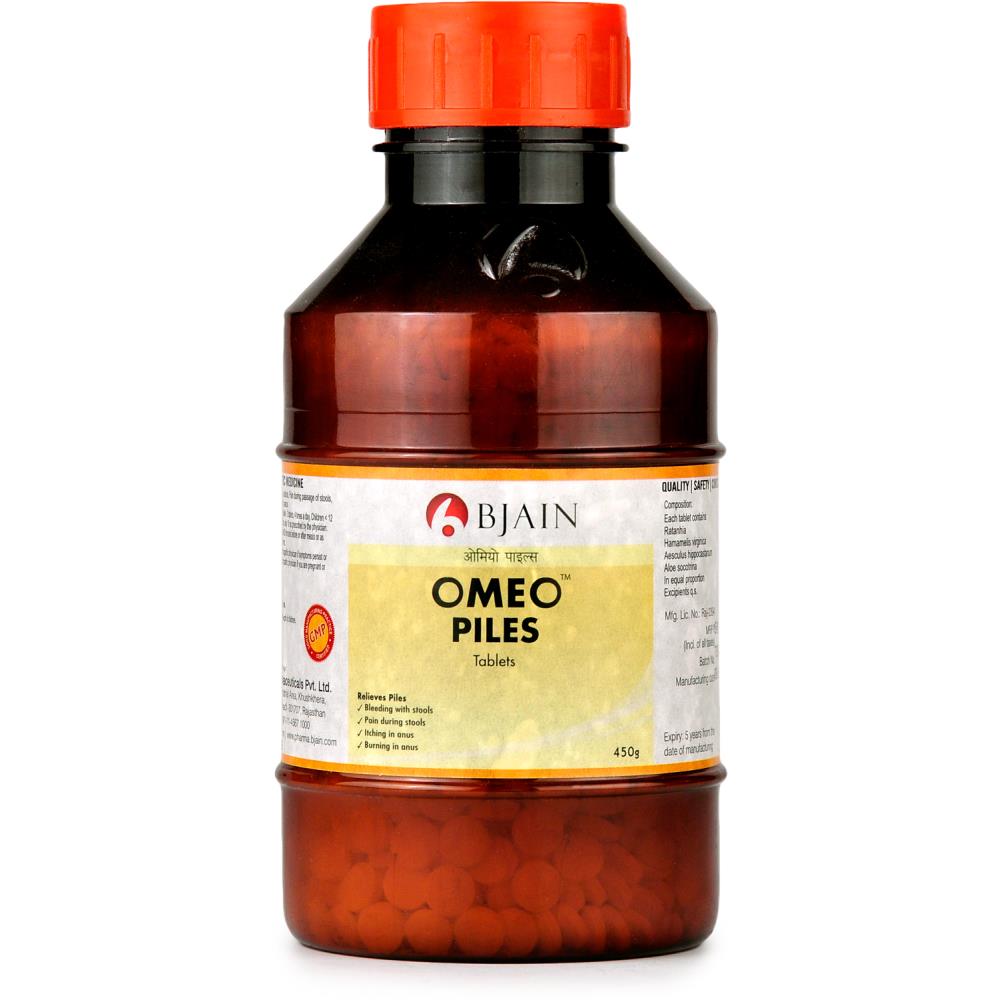 B Jain Omeo Piles Tablets 450g B Jain Omeo Piles Tablets 450g