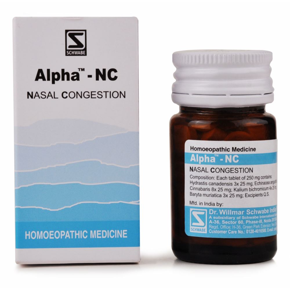 Willmar Schwabe India Alpha NC Nasal Congestion 40tab