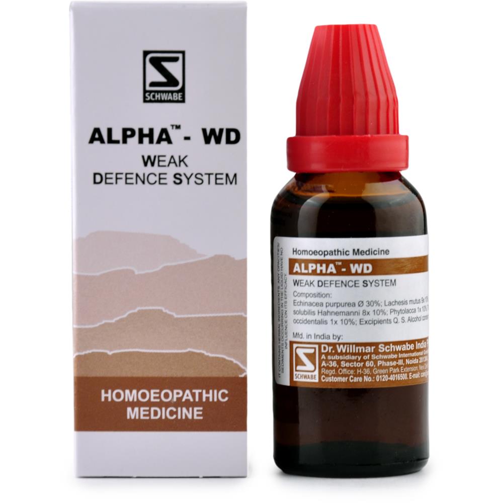 Willmar Schwabe India Alpha WD Weak Defence System 30ml