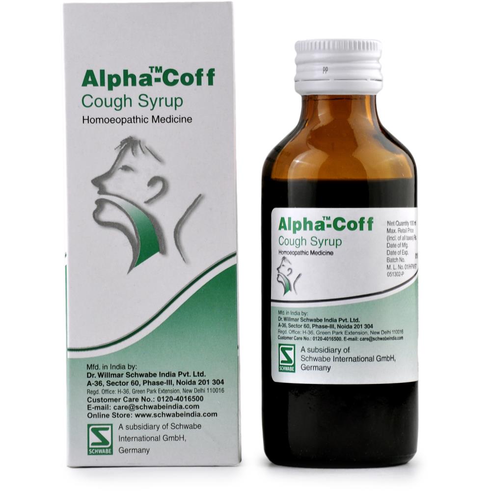 Willmar Schwabe India Alpha Coff Cough Syrup 100ml