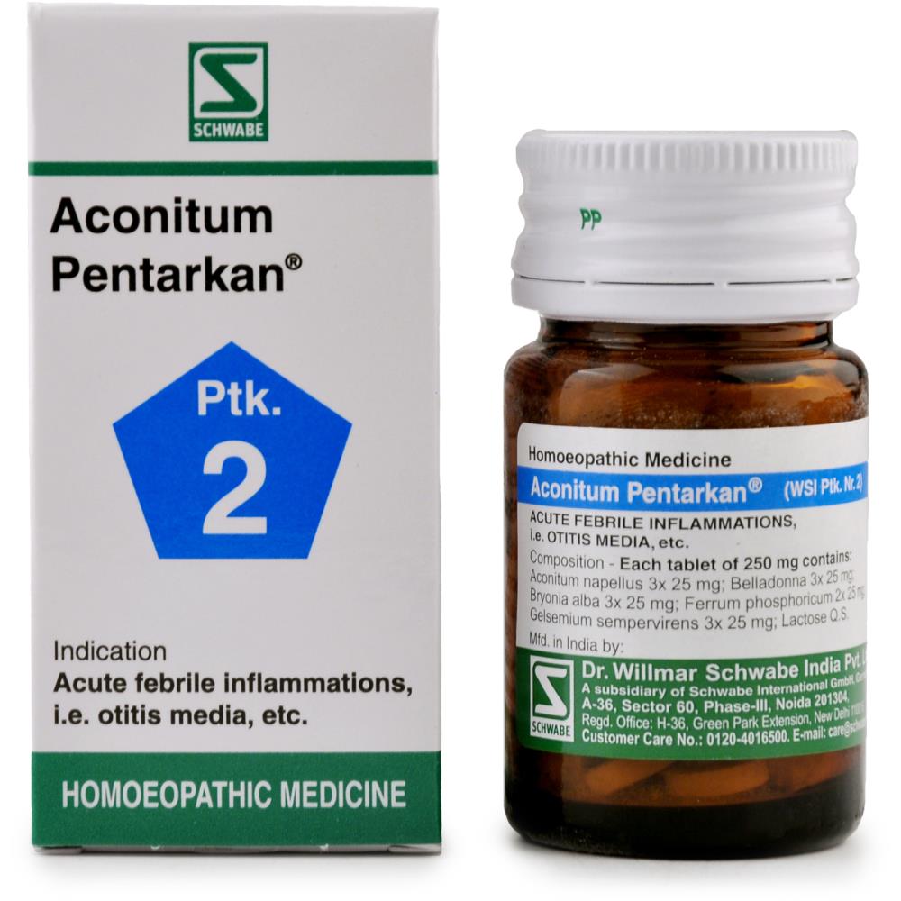 Willmar Schwabe India Aconitum Pentarkan 20g Willmar Schwabe India Aconitum Pentarkan 20g