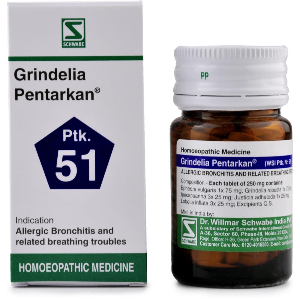 Willmar Schwabe India Grindelia Pentarkan 20g