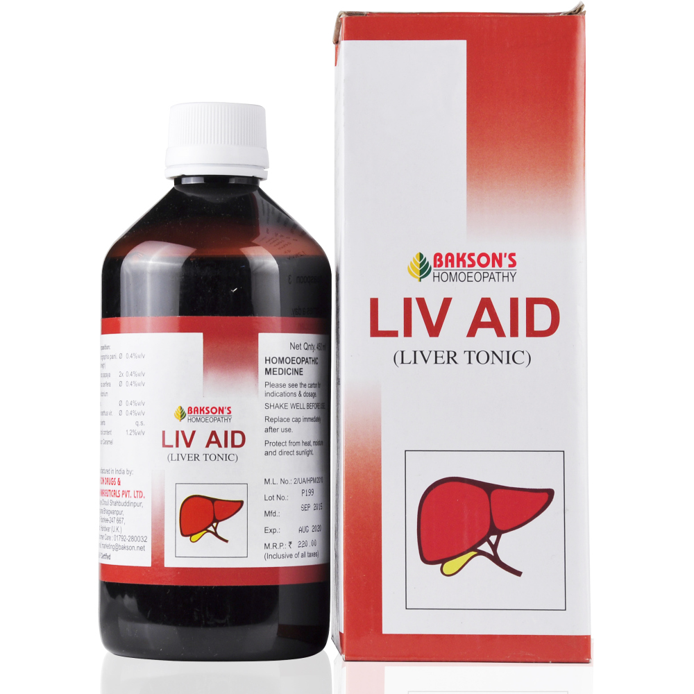 Bakson Liv Aid Syrup 450ml