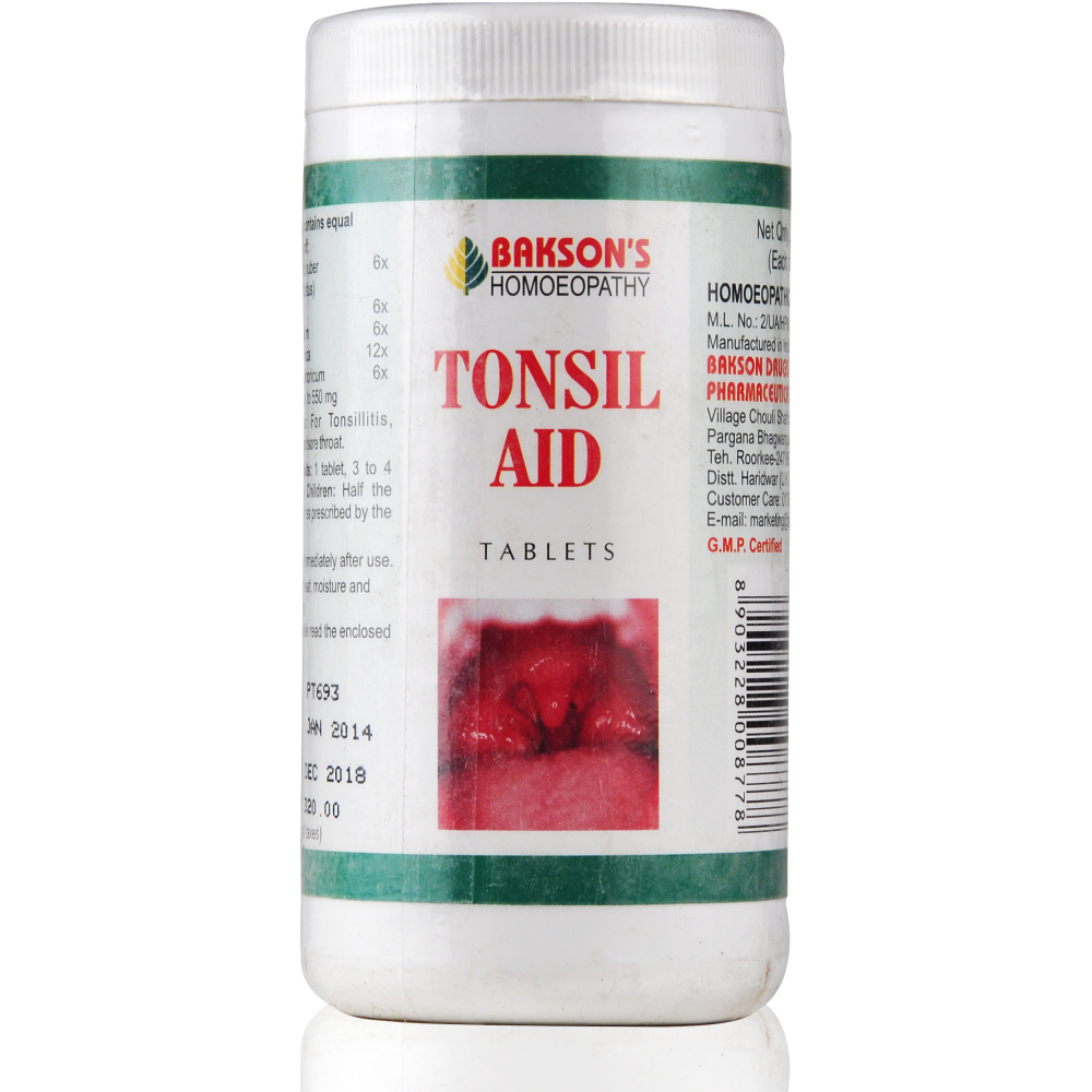 Bakson Tonsil Aid Tablets 200tab