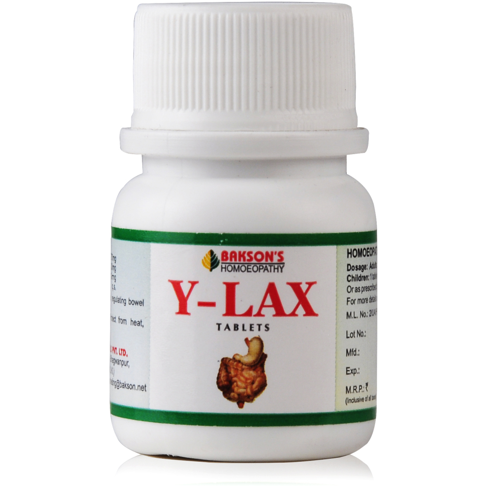 Bakson Y Lax Tablets 75tab