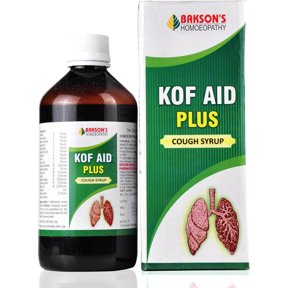 Bakson Kof Aid Plus Syrup 450ml