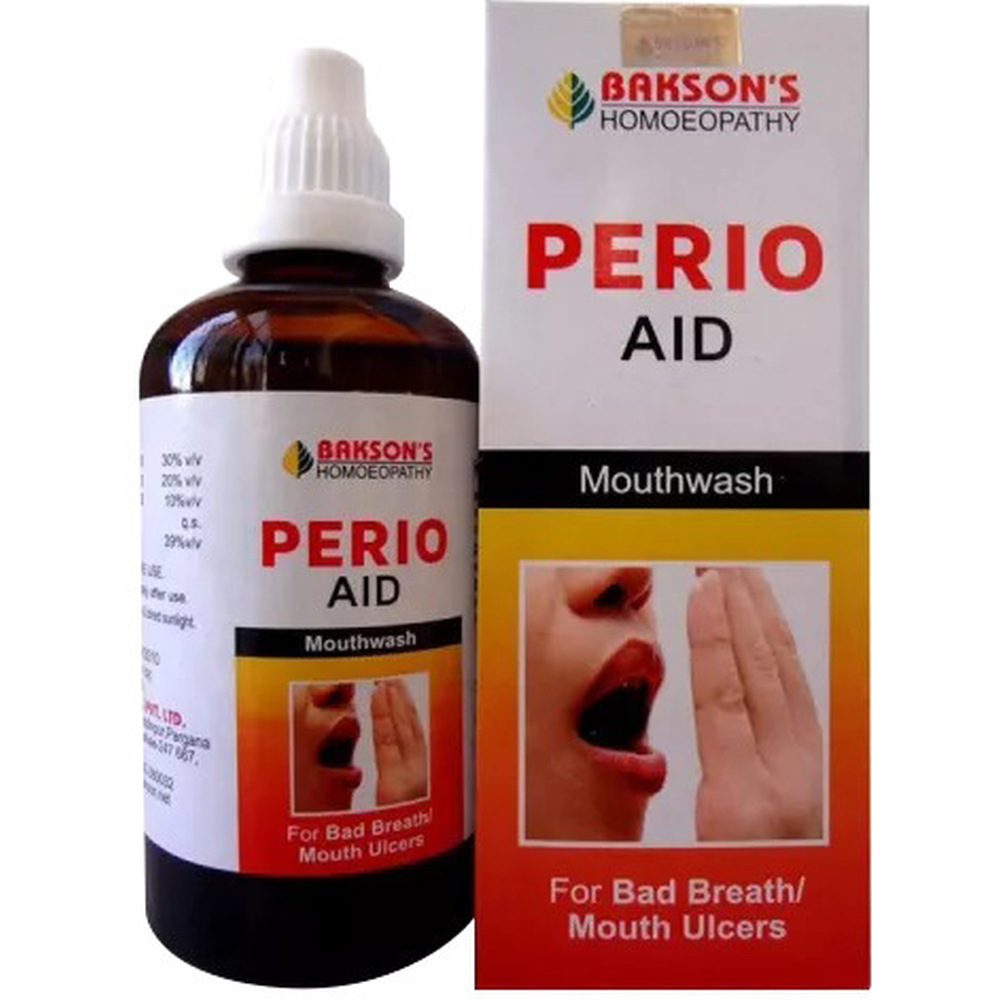 Bakson Perio Aid Mouth Wash 100ml