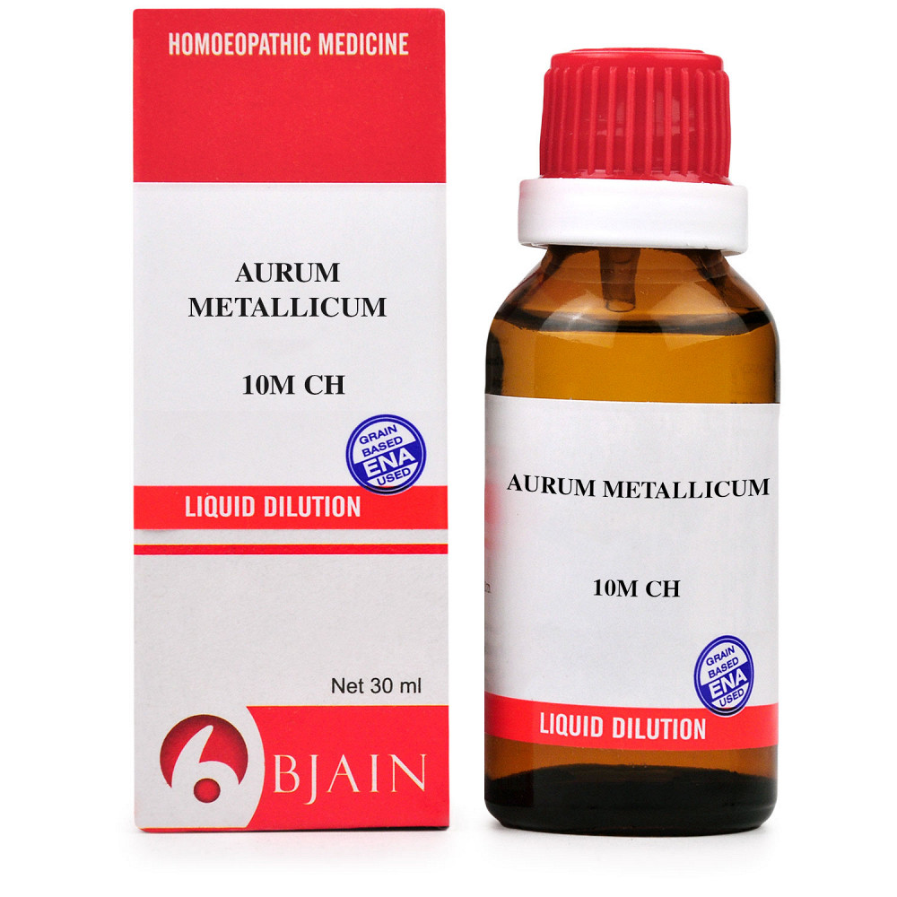 B Jain Aurum Metallicum 10M CH 30ml