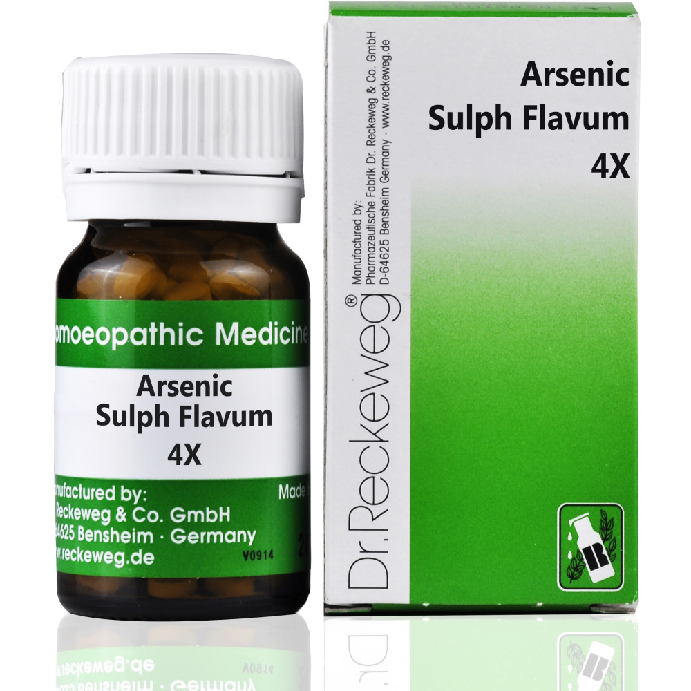 Dr. Reckeweg Arsenic Sulphuratum Flavum 4X 20g