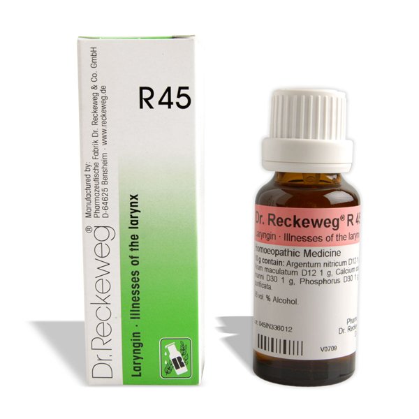 Dr. Reckeweg R45 Laryngin 22ml Dr. Reckeweg R45 Laryngin 22ml