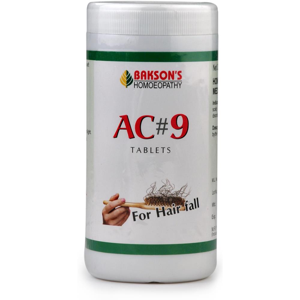 Bakson AC 9 Tablets Hair Falling 200tab Bakson AC 9 Tablets Hair Falling 200tab