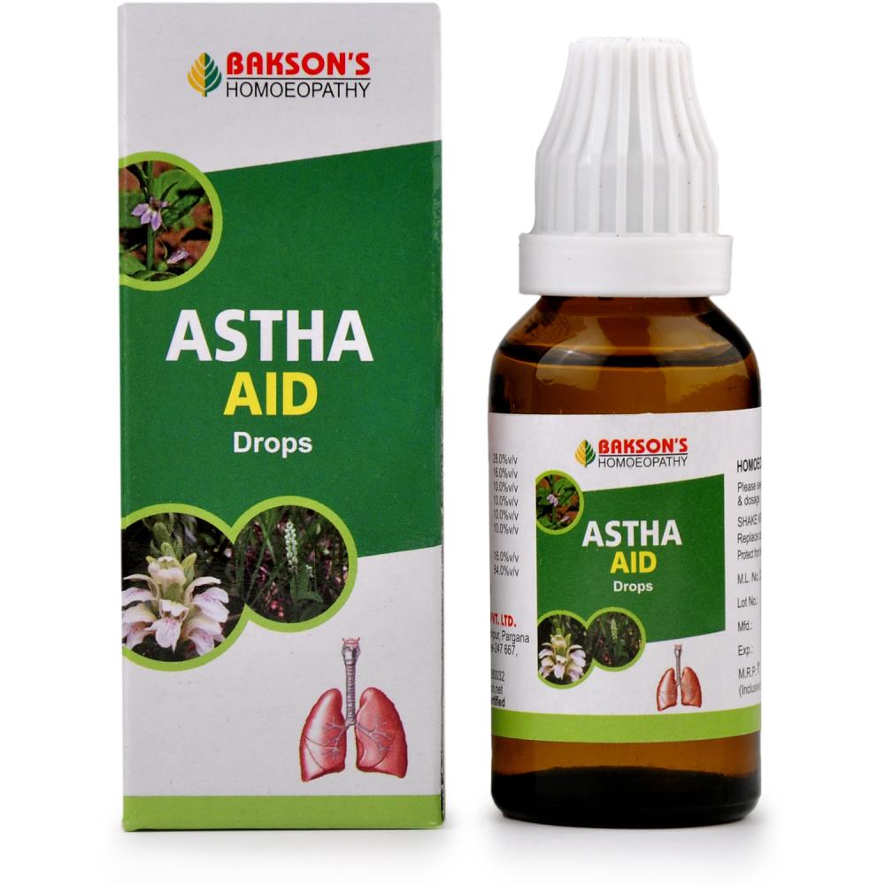 Bakson Astha Aid Drops 30ml Bakson Astha Aid Drops 30ml