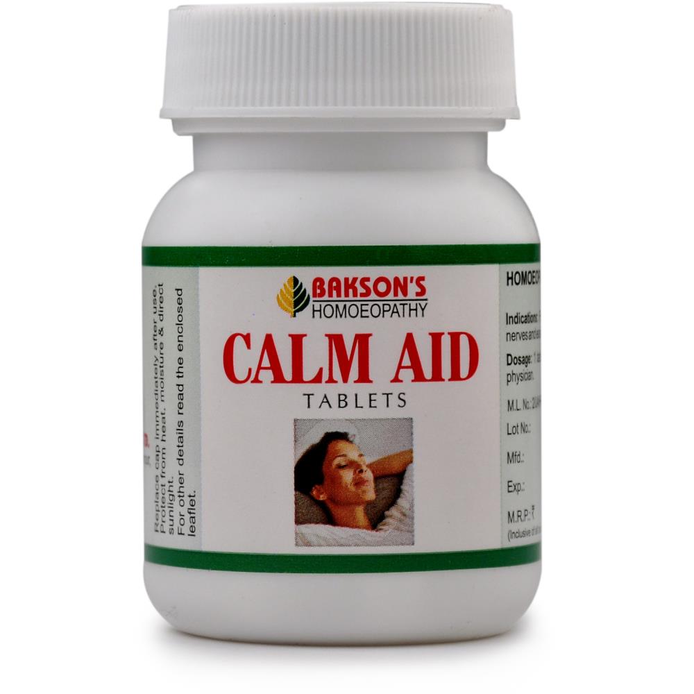 Bakson Calm Aid Tablets 75tab