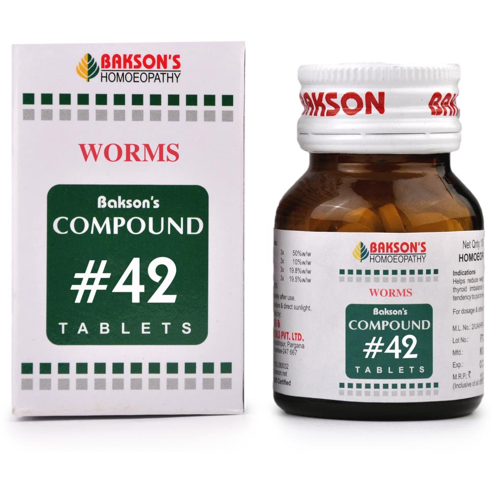 Bakson Compound No 42 Worms 100tab