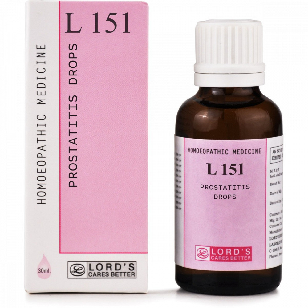 Lords L 151 Prostatitis Drops 30ml Lords L 151 Prostatitis Drops 30ml