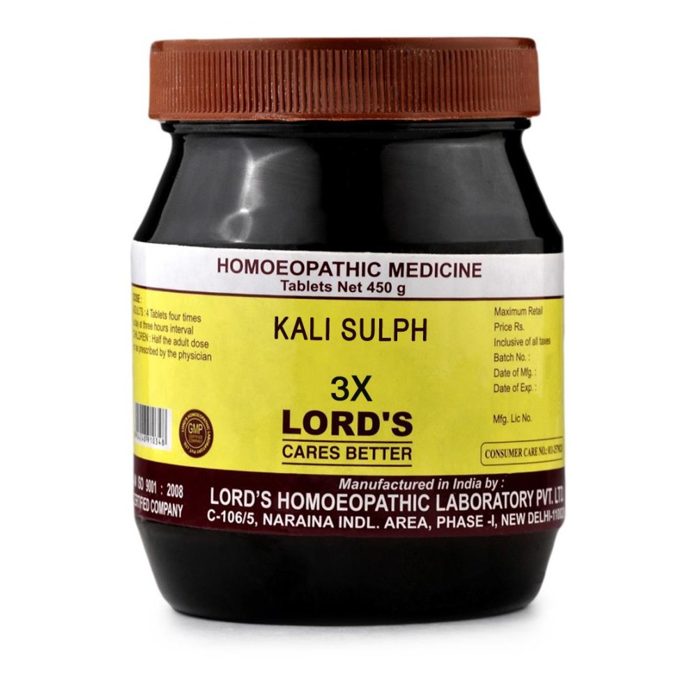 Lords Kali Sulph 3X 450g