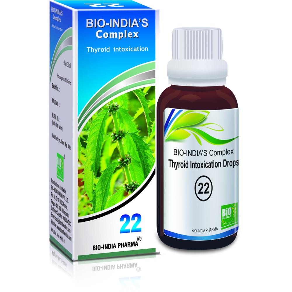 Bio India Thyroid Intoxication Drops 30ml