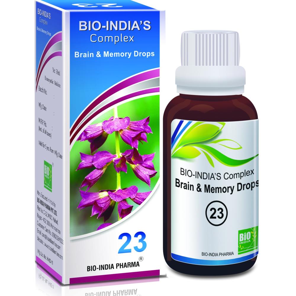 Bio India Brain & Memory Drops 30ml