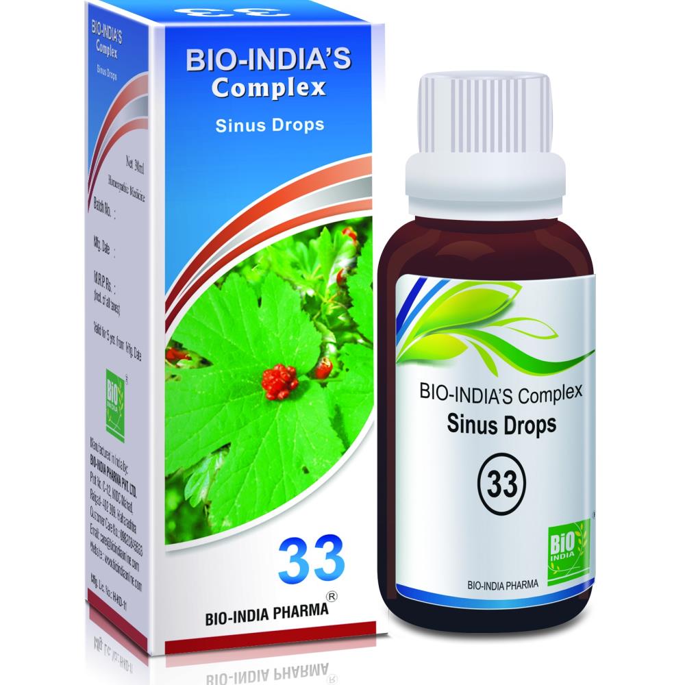 Bio India Sinus Drops 30ml