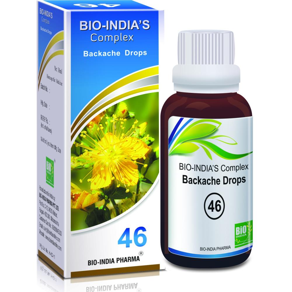 Bio India Backache Drops 30ml Bio India Backache Drops 30ml