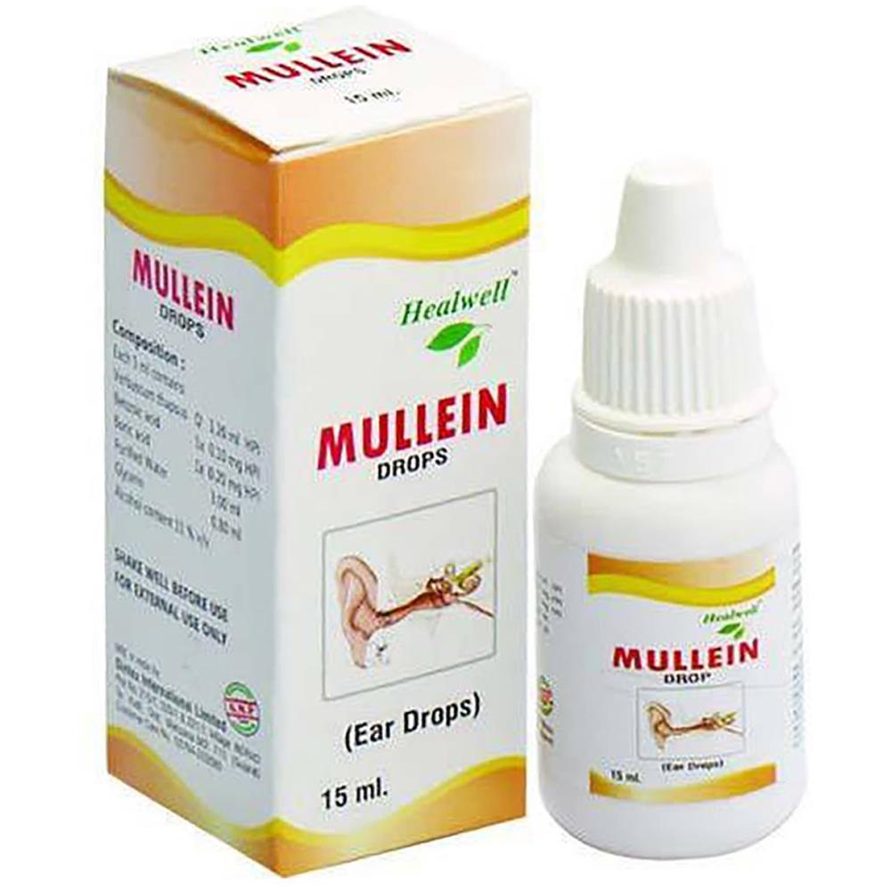 Healwell Mullein Drops Ear Drops  15ml