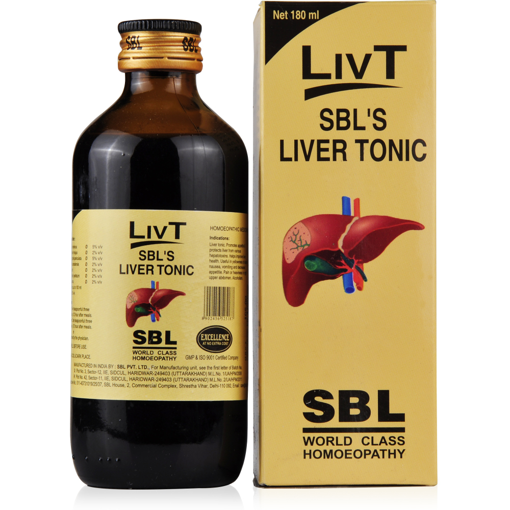 BUY SBL Liv-T Syrup 180ml DISCOUNT 55% OFF COD | Homeonherbs SBL Liv-T Syrup
