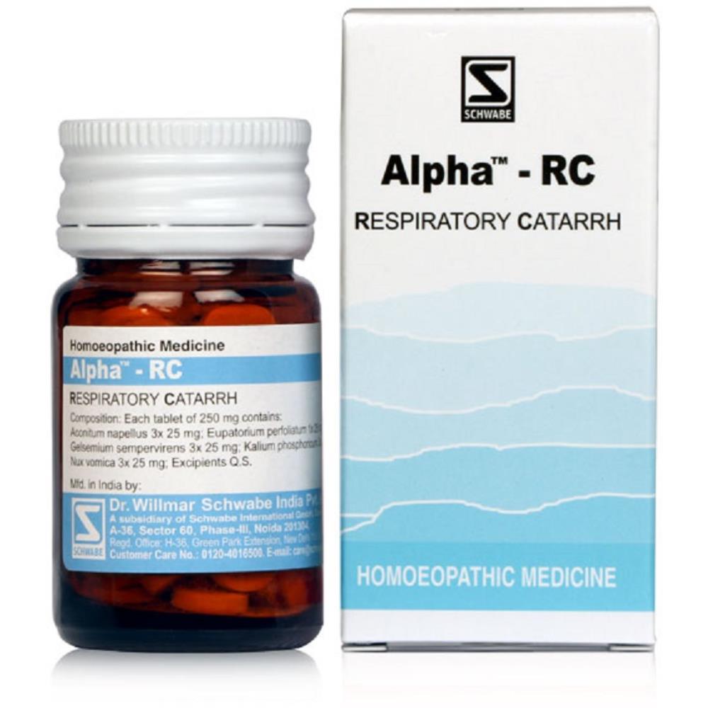Willmar Schwabe India Alpha RC Respiratory Catarrh 20g Willmar Schwabe India Alpha RC Respiratory Catarrh 20g