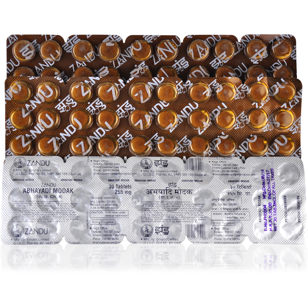 Zandu Abhayadi Modak 30tab