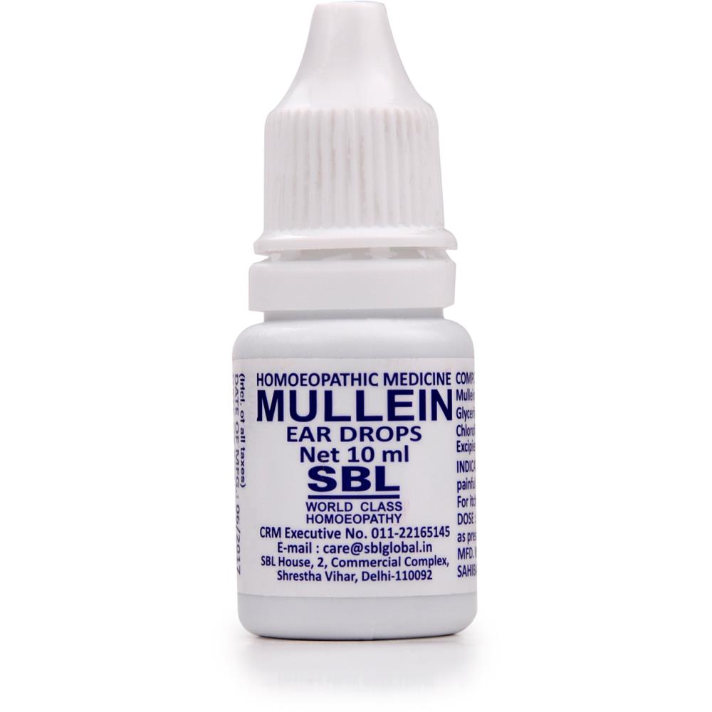 BUY SBL Mullein Ear Drops 10ml DISCOUNT 55% OFF COD | Homeonherbs SBL Mullein Ear Drops