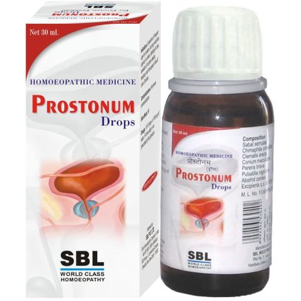 BUY SBL Prostonum Drops 30ml DISCOUNT 55% OFF COD | Homeonherbs SBL Prostonum Drops