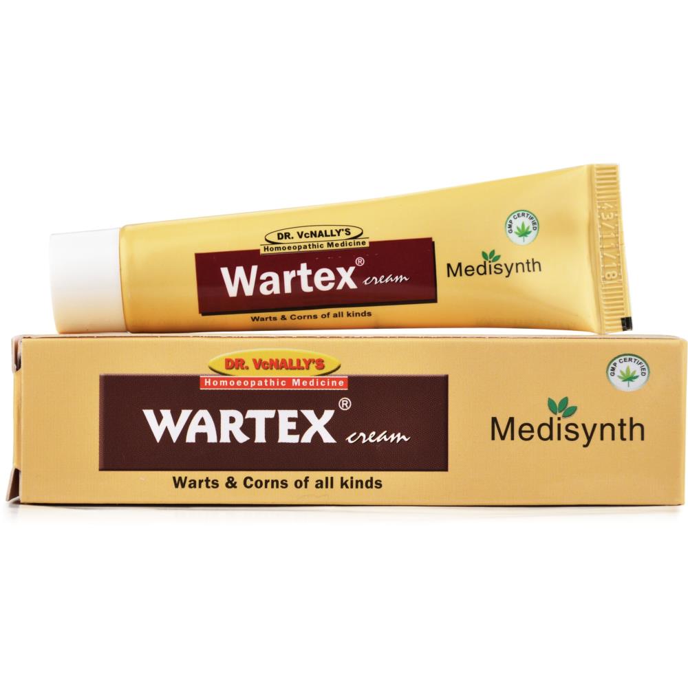 BUY Medisynth Wartex Cream 20g DISCOUNT 55% OFF COD | Homeonherbs Wartex Cream