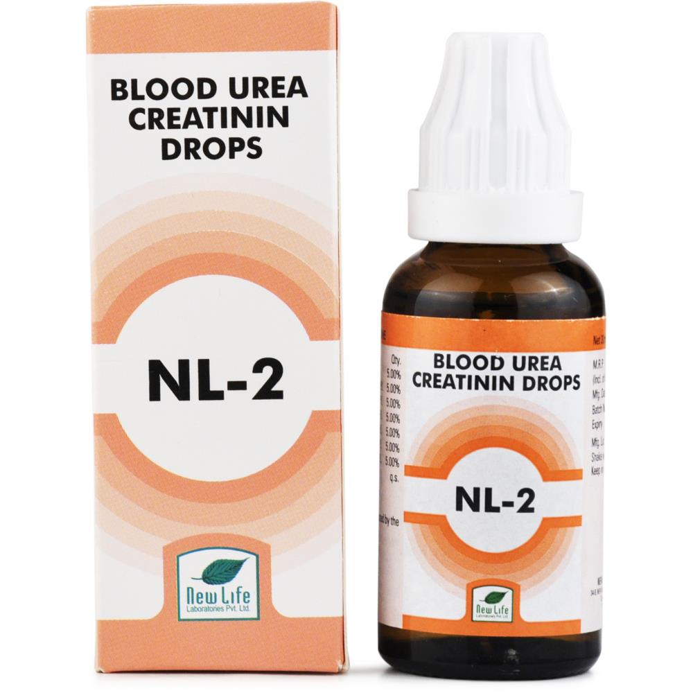 New Life NL-2 Blood Urea And Creatinin Drops 30ml New Life NL-2 Blood Urea And Creatinin Drops 30ml
