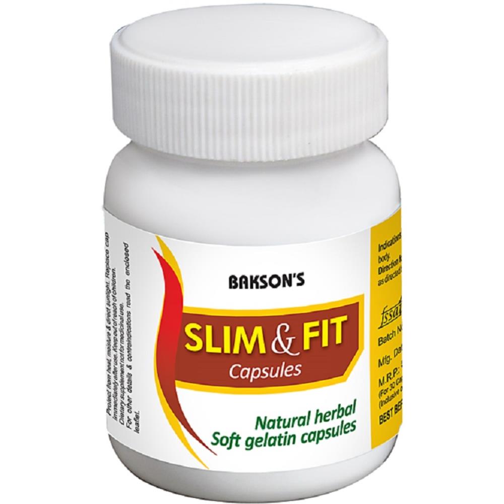 Bakson Slim and Fit Soft Gelatin Capsules 30caps