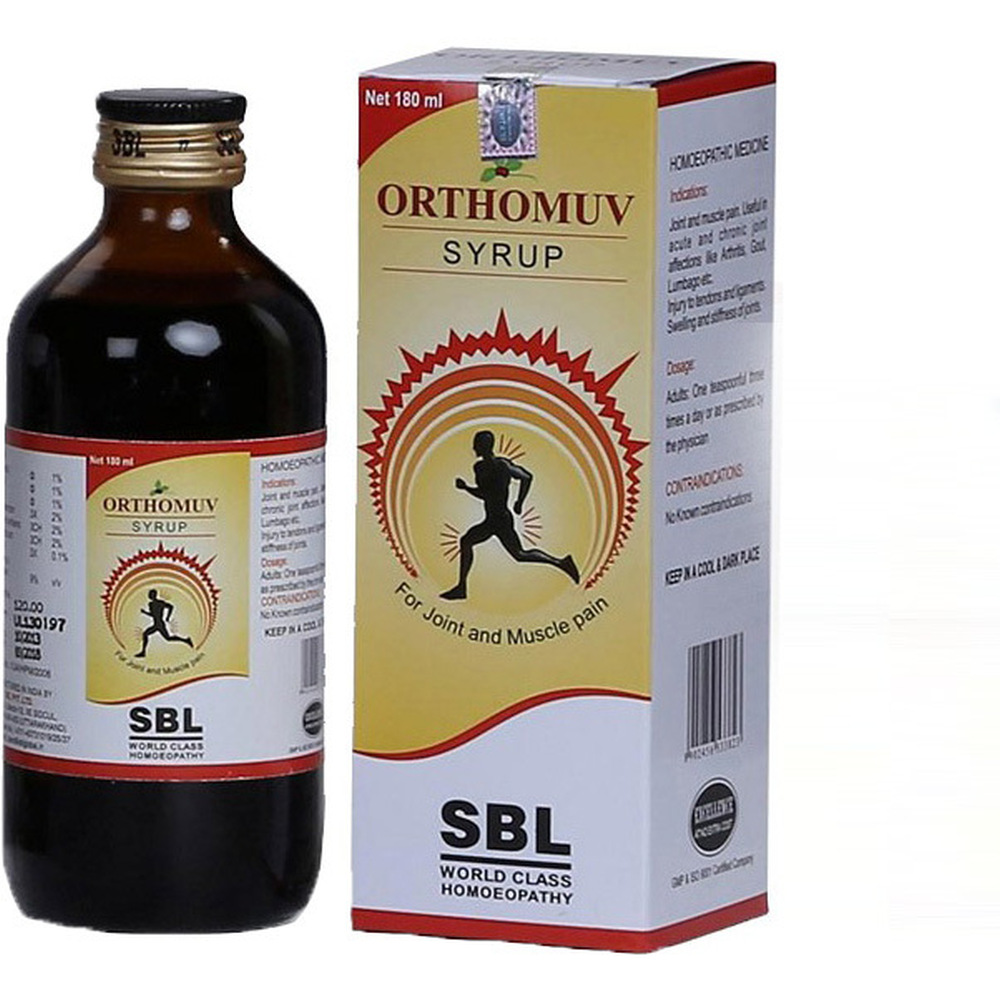 BUY SBL Orthomuv Syrup 180ml DISCOUNT 55% OFF COD | Homeonherbs SBL ortho Syrup 180 ml