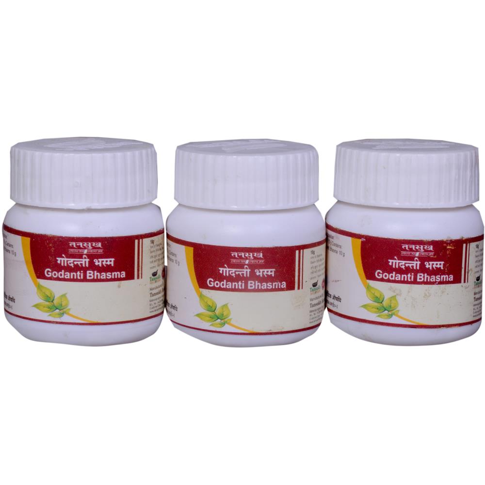 Tansukh Godanti Bhasma 10g, Pack of 3