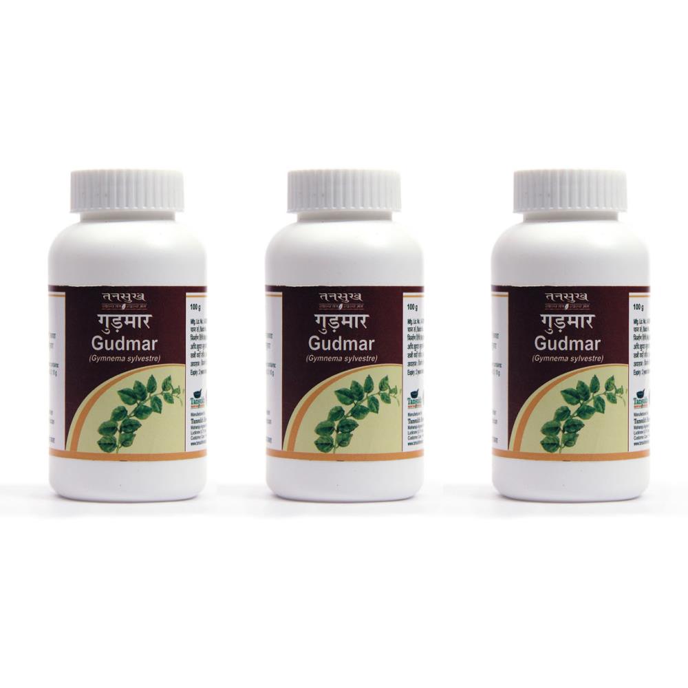 Tansukh Gudmar Patra Churna 100g, Pack of 3