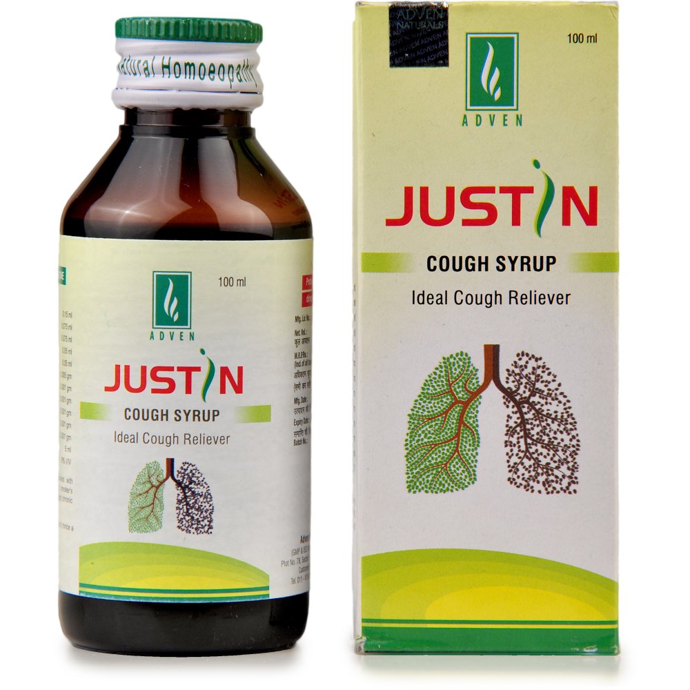 Adven Justin Cough Syrup 100ml