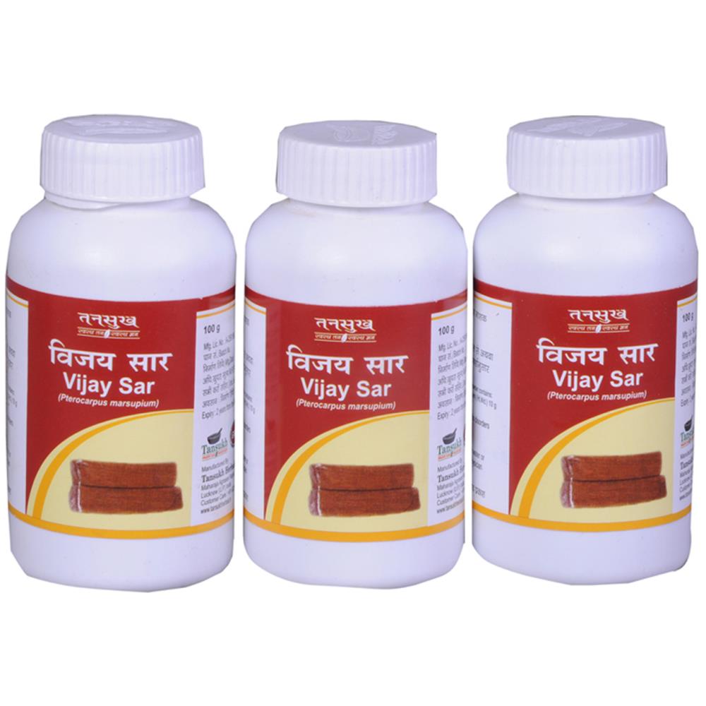 Tansukh Vijaysar Churna 100g, Pack of 3