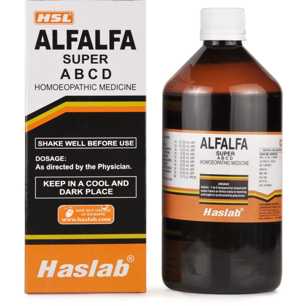 Haslab Alfalfa Super Tonic with Vitamin A B C D 450ml