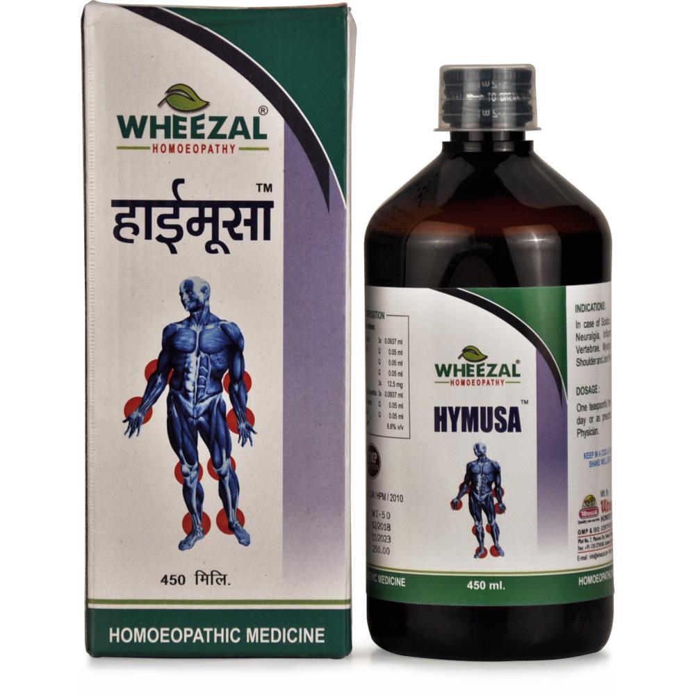 BUY Wheezal Hymusa Syrup 450ml DISCOUNT 55% OFF COD | Homeonherbs Wheezal Hymusa tonic 450ml