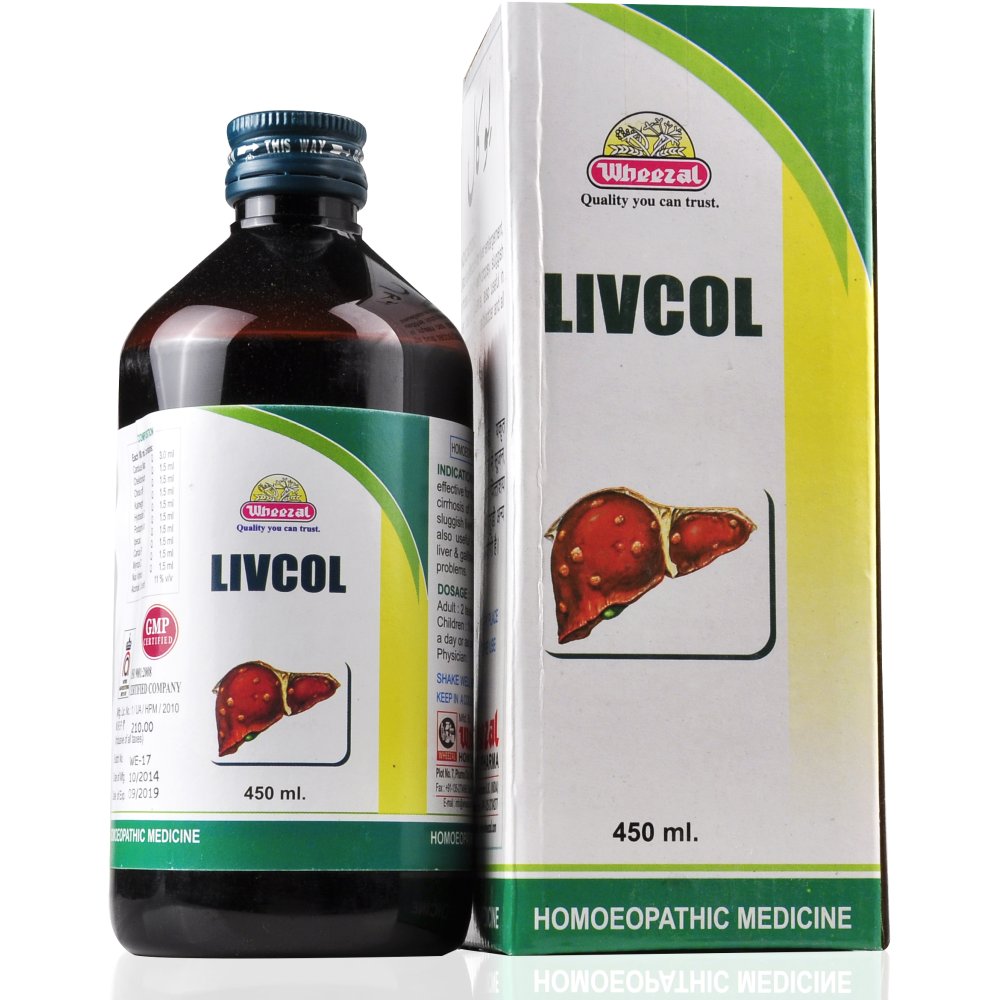 Wheezal Livcol Syrup 450ml
