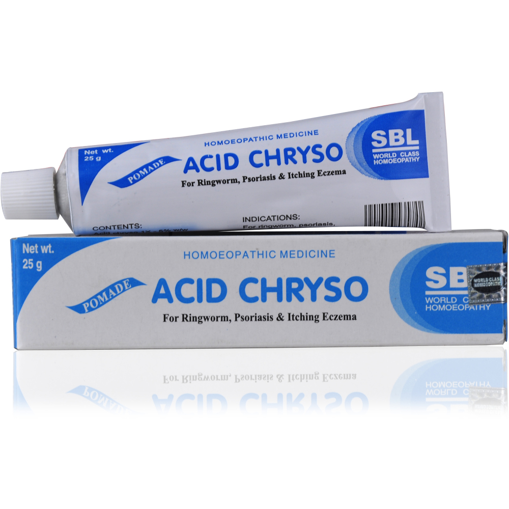 BUY SBL Acid Chryso Ointment 25g DISCOUNT 55% OFF CoD | Homeonherbs SBL Acid Chryso Ointment 25g