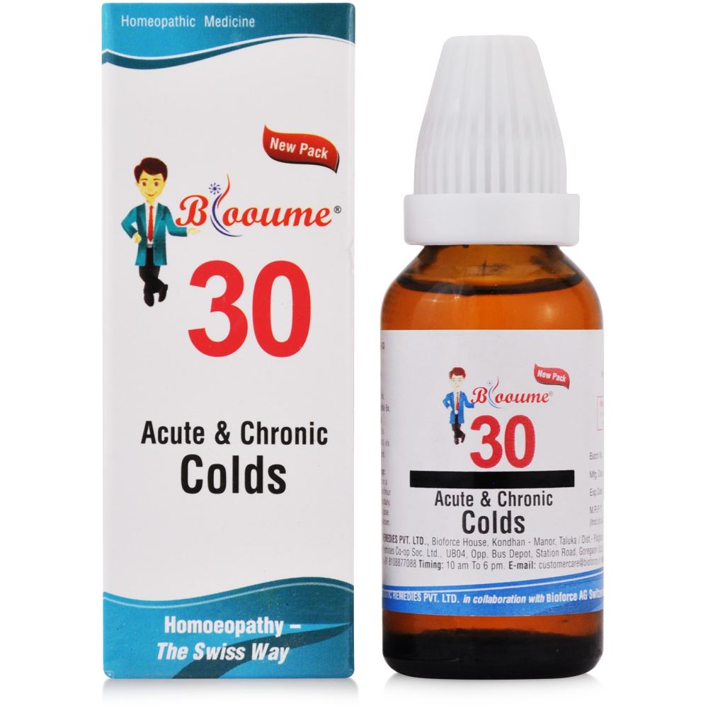 Bioforce Blooume 30 acute & Chronic Colds Drops 30ml