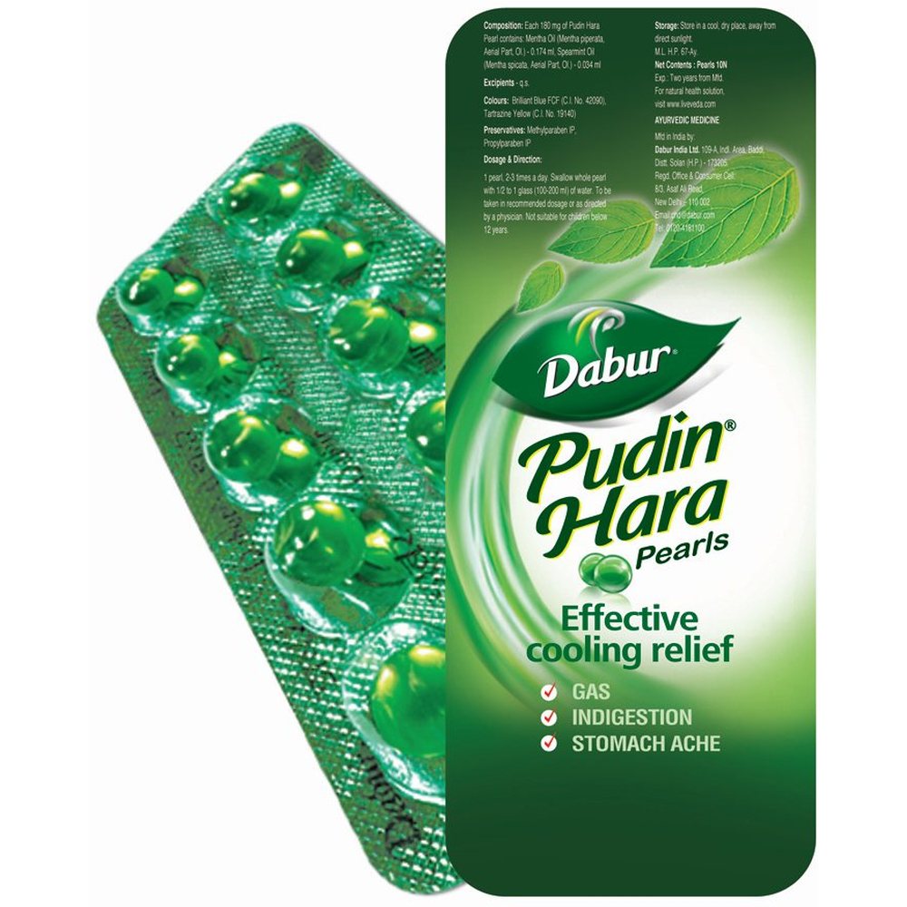 Dabur Pudin Hara Tablets 10tab
