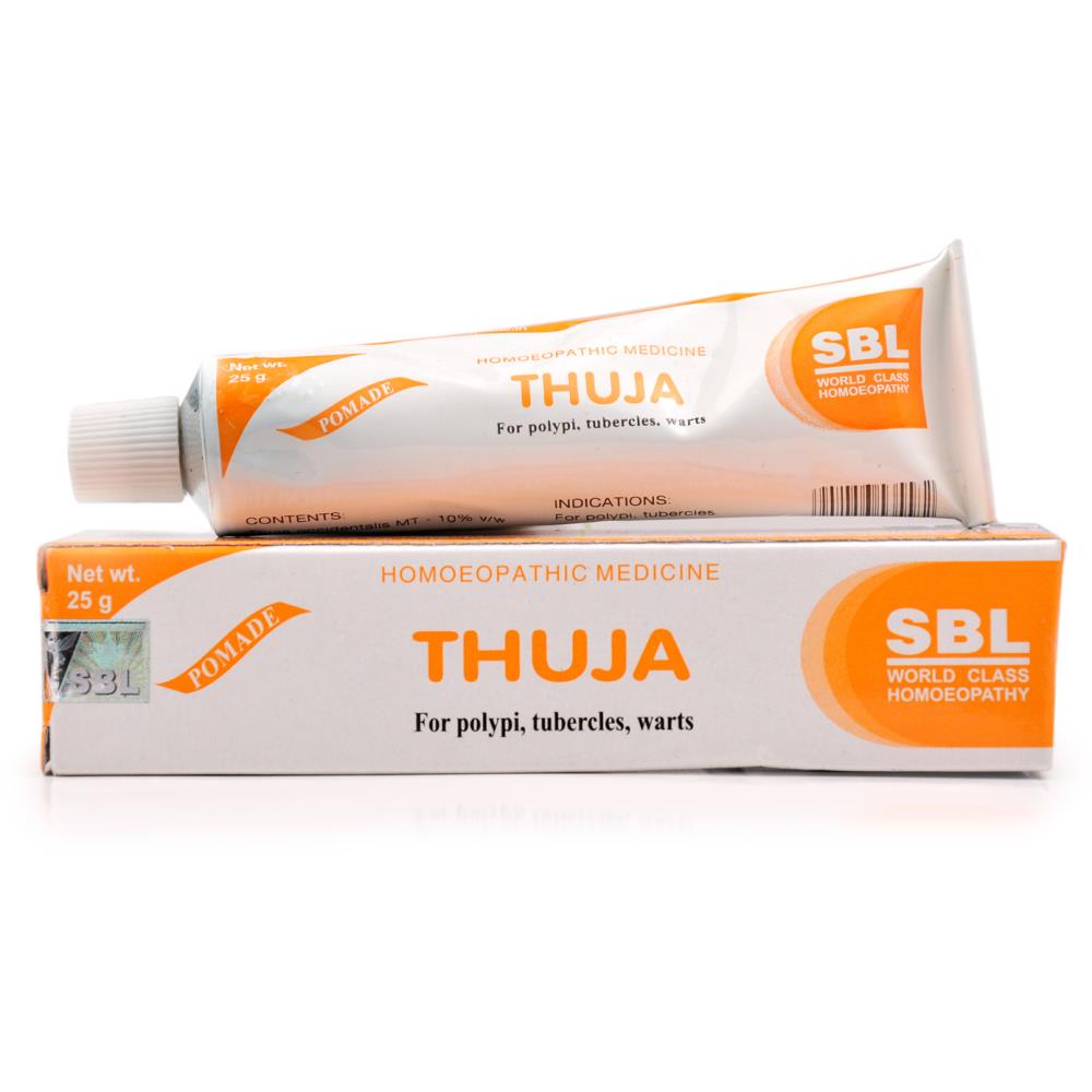 BUY SBL Thuja Ointment 25g DISCOUNT 55% OFF COD | Homeonherbs SBL Thuja Ointment 25g